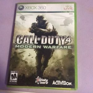 Cal of duty 4 modern warfare for Xbox 360